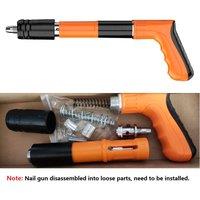 Handheld Steel Nail Gun Manual Rivet Gun Concrete Wall Ceiling Anchor Wire Slotting Device Wall Fastener Rivet Tool without Nail
