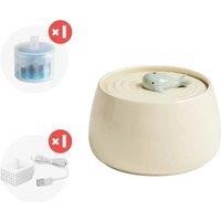 1.3 L Ceramic Cat Water Fountain USB Charging Pet Water Feeders Dogs Automatic Circulating Filtration Flow Water Dispenser