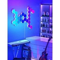 DIY Hexagonal Led Wall Night Light RGB Bluetooth Control Quantum Light Room Decoration Game Hall Creative Atmosphere Wall Light