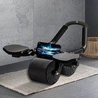 AB Roller Wheel Automatic Rebound Abdominal Muscle Training Push-up Abdominal Roll Elbow Flat Plate Home Fitness Exercise