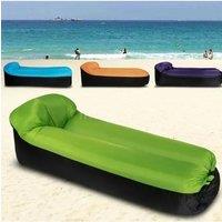Outdoor Beach Lazy Inflatable Sofa Portable Folding Air Sofa Garden Sleeping Bag Bed Oxford Cloth Camping Furniture 190X70CM