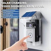 Waterproof Wireless Doorbells Solar Charge Cover Digital Door Peepholes Wifi Security Camera Intercom Video Smart Ring Door Bell