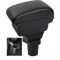 Car Toyota Yaris vios Armrest box central console storage case driver elbow support