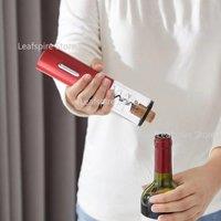 Automatic Wine Opener Automatic Electric Wine Bottle Opener with Foil Cutter Led Light One-touch