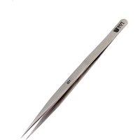 202 Stainless Steel Straight Tweezers Anti-static Forceps Precision Tweezers for PCB Link Jumper Wire Soldering Repair