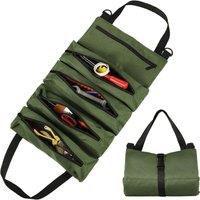 Portable Oxford Cloth Storage Bag Toolkit Multi-Purpose Roll Up Handbag Car Auto Motorcycle Canvas Wrench Tool Organizer Bucket