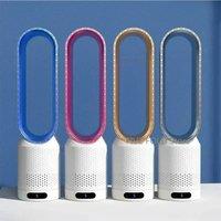 Low-noise 20-inch Bladeless Fan Remote Control Negative Ion Mute Desktop Electric Fan Floor