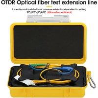 SC/UPC-LC/APC OTDR Zone Eliminator Fiber Rings Fiber Optic 500M 1Km 2Km OTDR Launch Cable Box SM 1310/1550nm