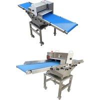 10-40mm Electric Conveyor Belt Meat Cutting Machine For Cutting Strips Chunks And Slices Commercial Fresh Meat Slicer