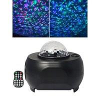LED Water Wave Starry Sky Lazer Light Projector Colorful LED Night Light Mini Laser Bluetooth Control Effect Lights for Party DJ