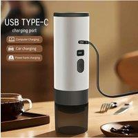 3-in-1 Portable Electric Coffee MakerCapsule Coffee Grinder Travel Coffee Maker with Cordless Heating for Car and Home Camping
