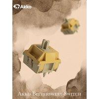 Akko Bittersweet Switch 5-Pin 48gf Tactile Switch Muted Thocky Sound Factory Lubed Compatible with MX Mechanical Keyboard 45pcs