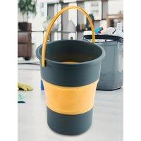 Cubo de viaje ligero para lavado de coches, contenedor de almacenamiento de agua para bao, herramienta ecolgica para ?10L
