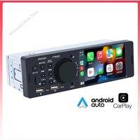 1 Din 4" CarPlay Car Radio Bluetooth Android-Auto MP5 Player Handfree A2DP USB Stereo Audio System Multimedia Head Unit F7805C