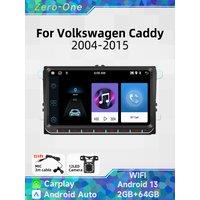 2 Din 9" Screen Stereo Wireless Carplay Android Car Multimedia Radio for VW Volkswagen Caddy 2004-2015 Head Unit GPS Navigation