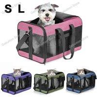 Cat Bags Portable Dog Carrier Bag Mesh Breathable for Small Portable Folding Handbag Travel Pet Bag