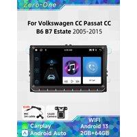 2 Din 9" Screen Stereo Carplay Android Car Multimedia Radio for VW Volkswagen CC Passat CC B6 B7 Estate 2005-2015 Head Unit GPS
