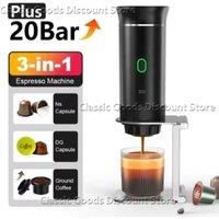 USB Portable Electric Espresso Machine 3-In-1 Capsule Coffee Maker Small Wireless Heating For Home Camping Travel Coffee Machine