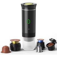 Portable Italian Espresso Machine for Car & Home 3-in-1 Capsule Powder Travel Coffee Maker Electric Portable Coffee Machine