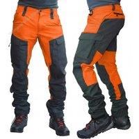 Waterproof Cargo Pants Men Summer Long Work Trousers Male Outdoor Color Block Multi Pockets Sports Camping Fishing Pant