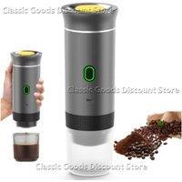 Wireless Electric Portable Espresso Coffee Machine for Car & Home Camping Coffee Maker 3-in-1 Capsule Powder Travel Coffee Maker
