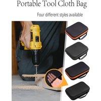 Multifunctional Tool Bag Portable Drill Tool Storage Bag Fishing Toolkit Electric Grinder Accessory Bag Oxford Cloth Bag