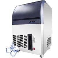 Commercial Crescent Shaped Ice Maker Freestanding Auto Clean Liquid Freezer Ice Generator Machine Home Appliance