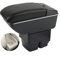 Car Ford Fiesta MK7 Armrest box central console storage case driver elbow support rest arm