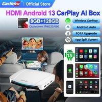 CarlinKit HDMI Android 13 CarPlay Ai Box SDM660/6225 8GB+128GB Wireless CarPlay Android Auto Smart Car TV Streaming Box For IPTV
