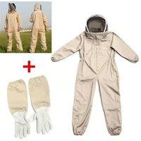 1Set Professional Ventilated Full Body Beekeeping Bee Keeping Suit With Gloves