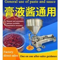 PBOBP Honey Filling Machine Manual Liquid Paste Bottle Filler Cosmetic Cream Pasta Sauce Peanut Butter Food Packaging