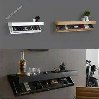 Wall-mounted Magicflap Designer Shelf Wooden Multi-function Concealed Floating Shelf Secret