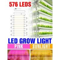 LED Grow Light Strip Full Spectrum Phyto Lamp Indoor Flower Seedlings Succulents Pot Plants Cultivation Fill Lighting AC180-240V