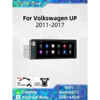 Carplay Autoradio 1Din Radio Android Car Multimedia for VW Volkswagen UP 2011-2017 6.86" Stereo Head Unit GPS Wifi Navigation