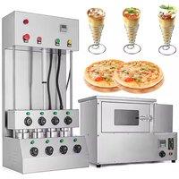 Edible Ice Cream Cone Cup Pizza Cone Maker Warmer Fast Food Machine to Make Vend Pizza