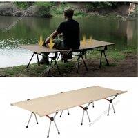 Outdoor Camping Ultralight Field Bed Portable Aluminum Alloy Folding Bed For Adults & Kids Camping Travel RV Hiking Backpack