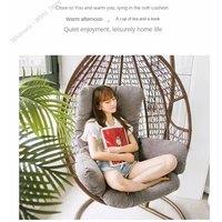 Hanging Basket Cushion Thickened Large Hammock Chair Egg Chair Cushion Swing Seat Cushion Hanging Chair Backrest Pillow
