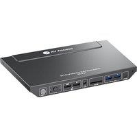 AV Access KVM Switch Docking Station for 2 Monitors 2 Computers, Laptop&Desktop, 4K@60Hz, EDID 1G Ethernet,100WPD(KD-E10)