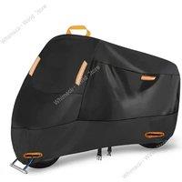 Motorcycle Cover All Season Waterproof Universal Outdoor Protection Against Dust Debris Uv Protection 210D Thick Oxford M-XXXXL