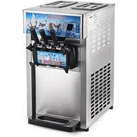Ice Cream Machine Stainless Steel LCD Panel Desktop Vertical Small Automatic Home Commercial Double Storage Cylinder