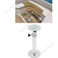 RV Table Leg RV Table Stand Table Pedestal Leg 460 to 700mm Adjustable 360 Rotatable for RV Camper Boat Yacht Home