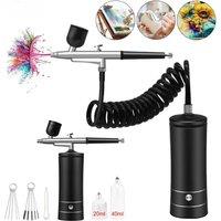 Airbrush With Compressor Airbrush Painting Mini Spray Gun for Painting Model Spray Gun Airbrush