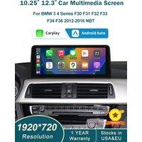 12.3'' 10.25'' Wireless CarPlay Android Auto Multimedia Display Screen For BMW Series 3 4 F30 F31 F32 F33 F34 F36