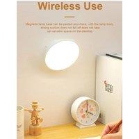 Dimmable LED Night Light 3 Colors Adjustable Makeup Light Rotatable Rechargeable Under Cabinet Light for Closet Bedside Desk