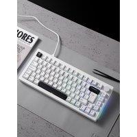 Akko 5075B Mechanical Keyboard 75% ISO UK/DE/Nordic Layout RGB 2.4G&Blutooth Wireless/Wired Cherry Profile Gasket VIA Keyboard