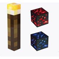 MC Torches Flashlight 4 Color Brownstone Adjustable Night Light USB Charging Lamp with Buckle 11inch