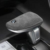 Alcantara Suede Shifter Gear Head Handle Shift Knob Cover Trim For Hyundai IX35 Elantra IX25 Mistra Interior Accessories Auto