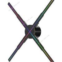 50cm Wifi Holographic Fan 3D Advertising Machine 576 LED Sign Neon Smart HD Player Free large-capacity memory card