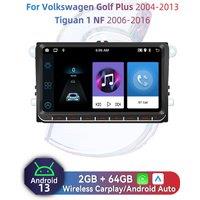 2Din Android Radio Car Multimedia for VW Volkswagen Golf Plus 2004-2013 Tiguan 1 NF 2006-2016 9" Screen Carplay Stereo Head Unit