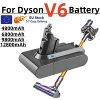 For Dyson V6 Battery Charger 21.6V 12800mAh for Dyson V6 Vacuum Cleaner DC58,DC59,DC62,650,770,880,SV03,SV04,SV05,SV06,SV07,SV09